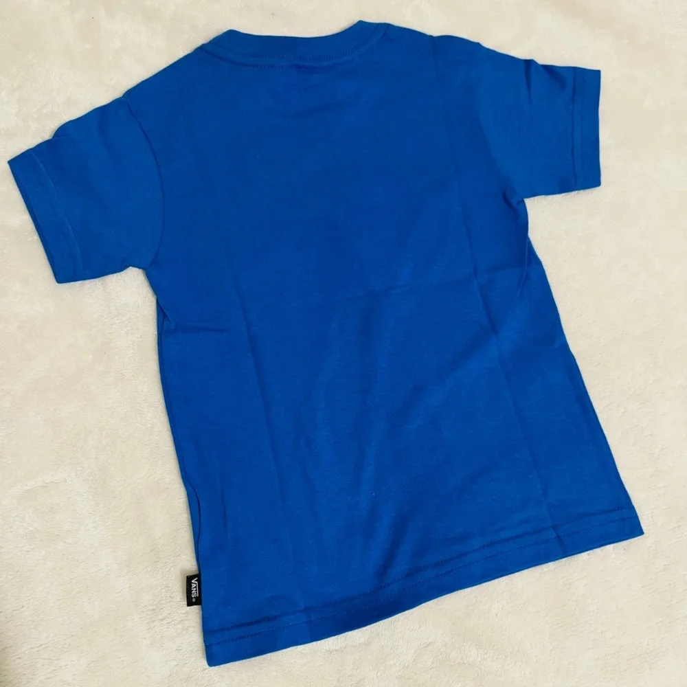 Vans by stop‎ drop roll boy toddlers tee shirt size 2T blue short sleeve graphic